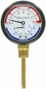 Pressure-temperature gauges