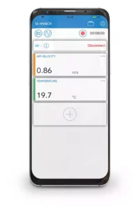 Application mobile pour série SI-HVACR