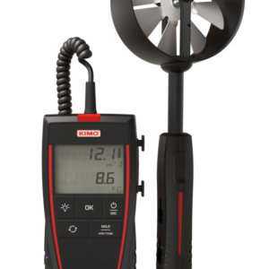 Thermo-anemometer with integrated vane probe