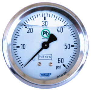 Drinking water Pressure Gauges