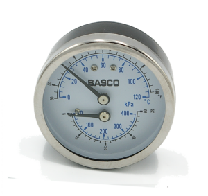 Pressure-temperature gauges