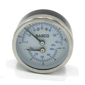 Pressure-temperature gauges